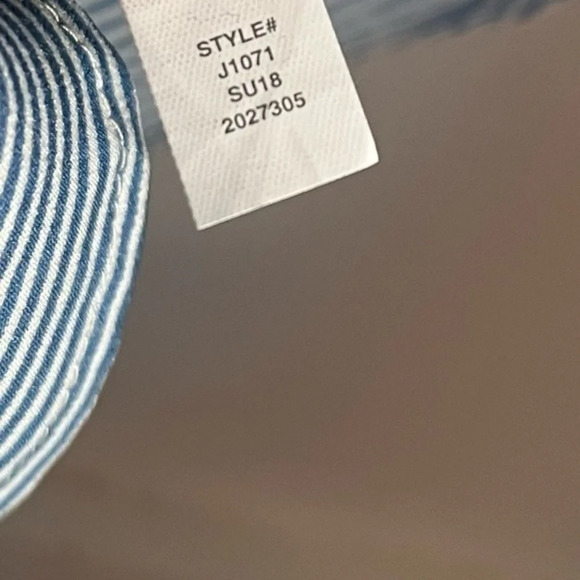 J. Crew • Navy Mixed Media Tiered Trim Tank Top - Picture 5 of 6